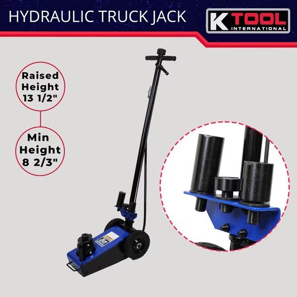 22 Ton Air Hydraulic Truck Jack, K Tool Intl, Mfr#: HJ1912